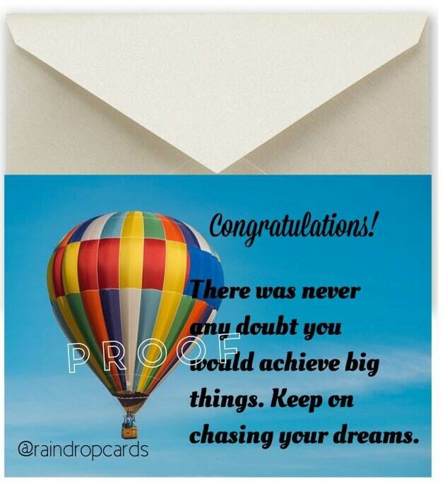 Congrats on Your Success