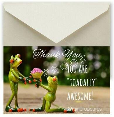 Thank You "Toadally"