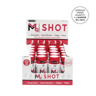 MG Magnesium SHOT 
Mixed Berry
[Min. order 1 Shipper]