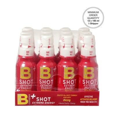Bco SHOT Extreme Energy with Ginseng
[Min. order 1 Shipper]