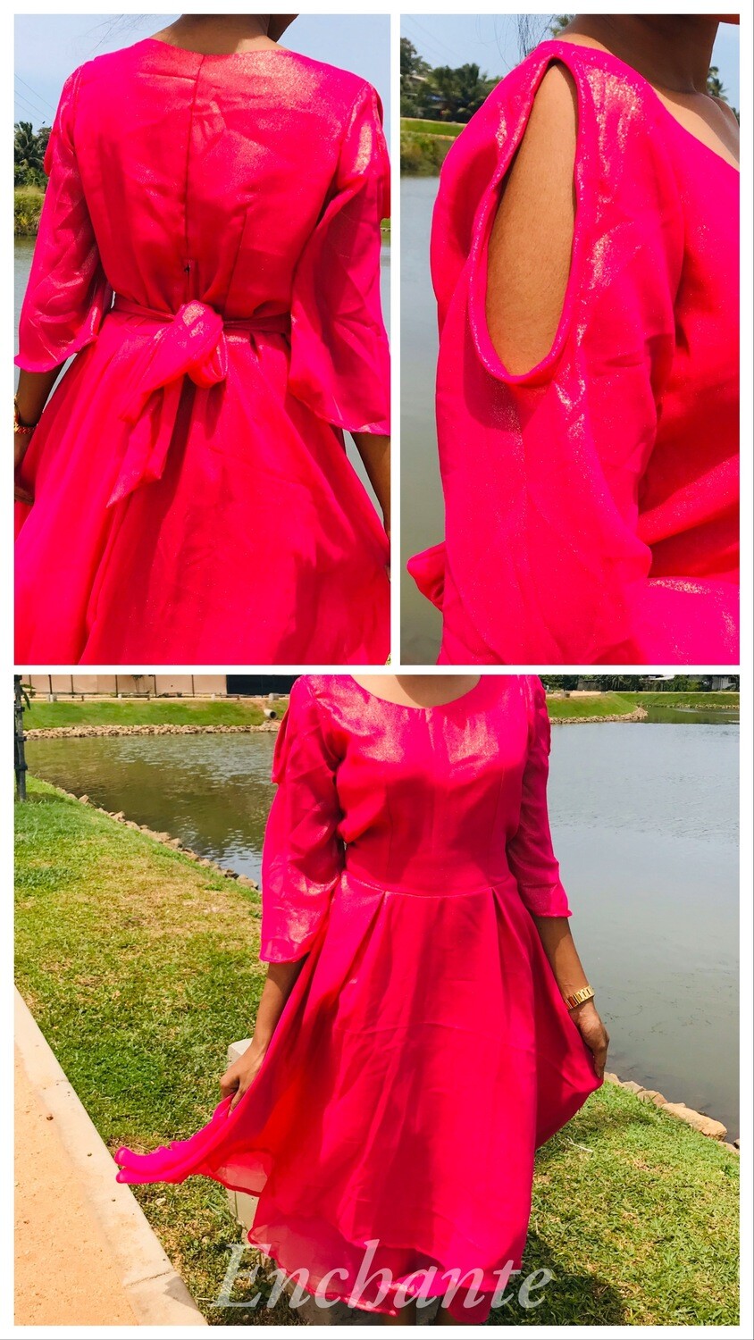 Dark Pink Party Dress