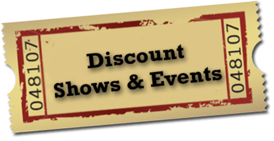 Discounted Shows, Events, Sports