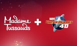 Madame Tussauds LV- Standard Admission + Marvel 4D
