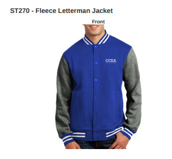 CCEA Fleece Letterman Jacket