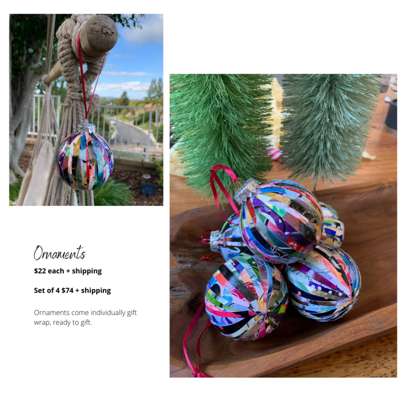 A Sliver of Cheer Ornaments