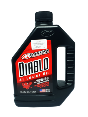 MAXIMA OIL DIABLO 20W 50  UNDERBONE