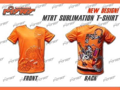 T-SHIRT SUBLIMATION XS ORANGE