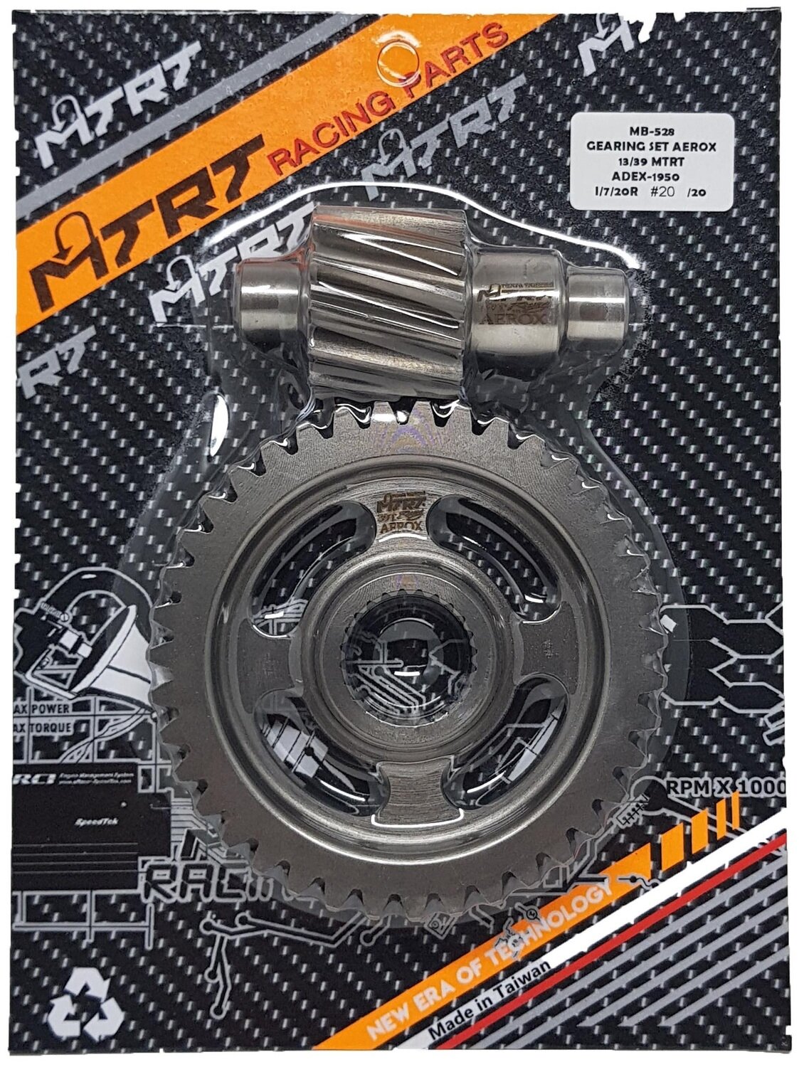 GEARING SET AEROX155 MTRT 13/39T SECONDARY