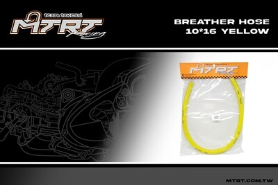 BREATHER HOSE YELLOW 10MM MTRT
