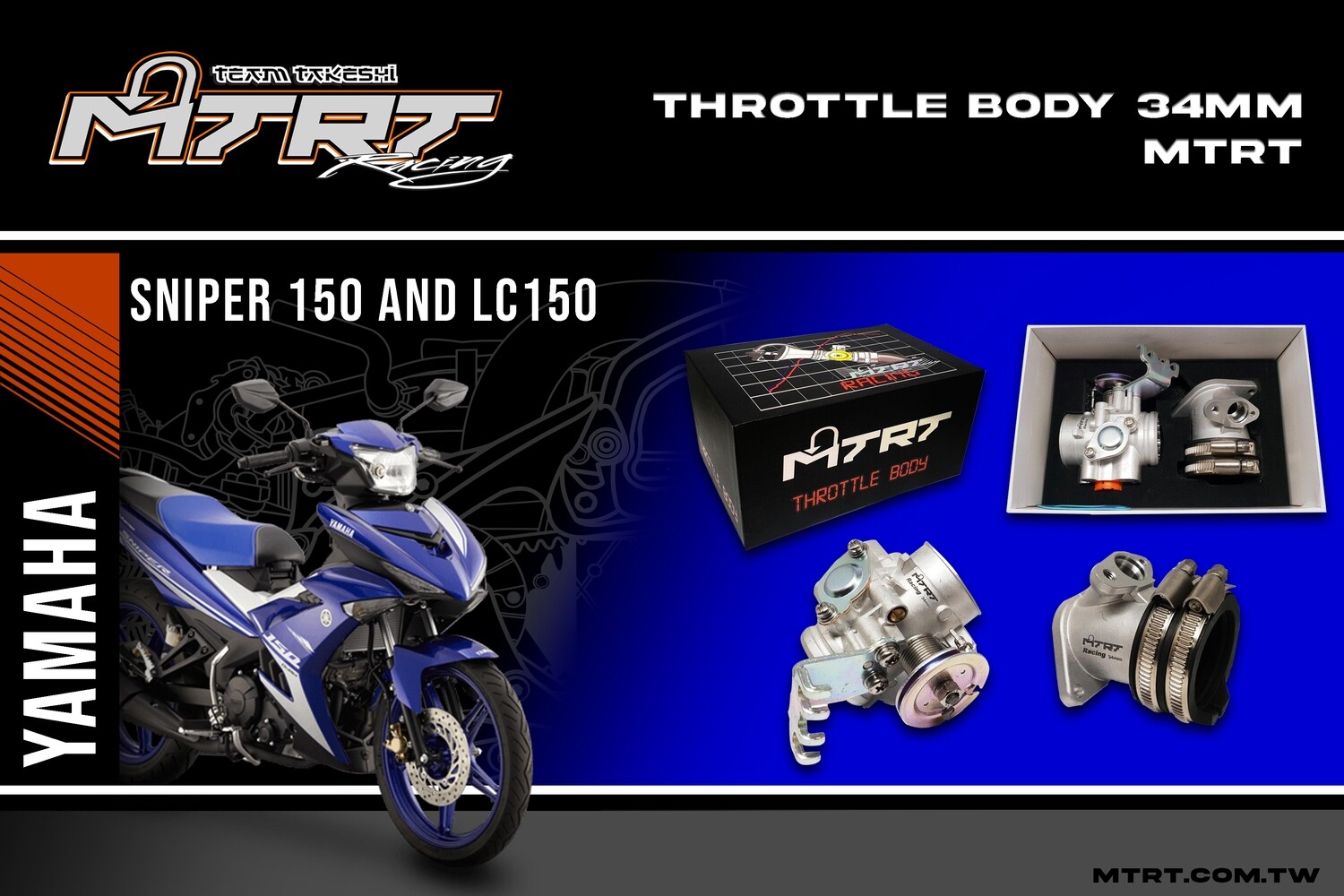 34MM THROTTLE BODY MXKING/LC150