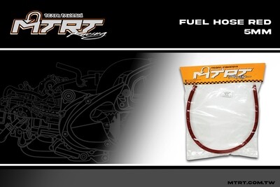 FUEL HOSE 5MM RED MTRT