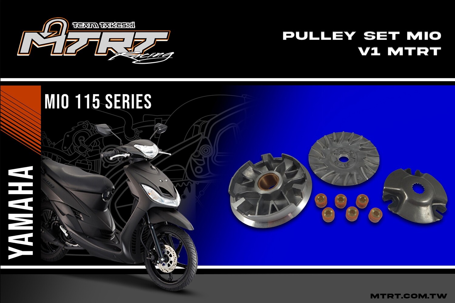 PULLEY SET MIO V1 MTRT