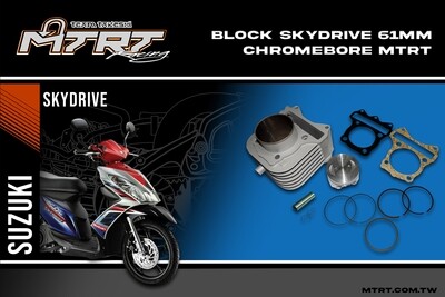 BLOCK 61MM Chromebore CAST SKYDRIVE MTRT