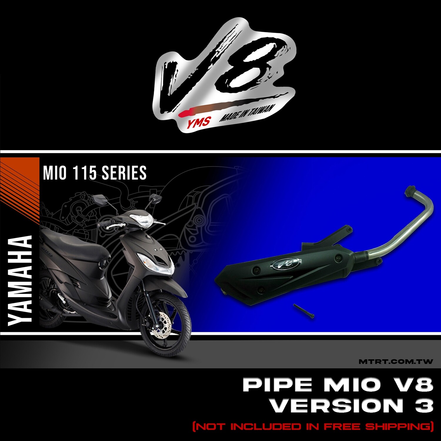 PIPE MIO V8 Version3 (V3)