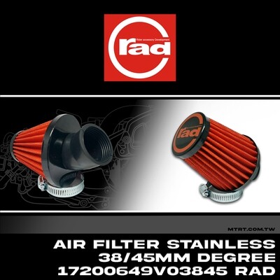 AIR FILTER 38 _45mm Degree 17200649V03845 RAD