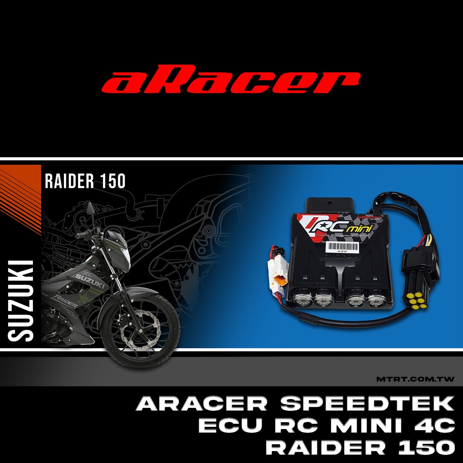 ARACER speedtek ECU RC Mini 4C (2017) RAIDER150
