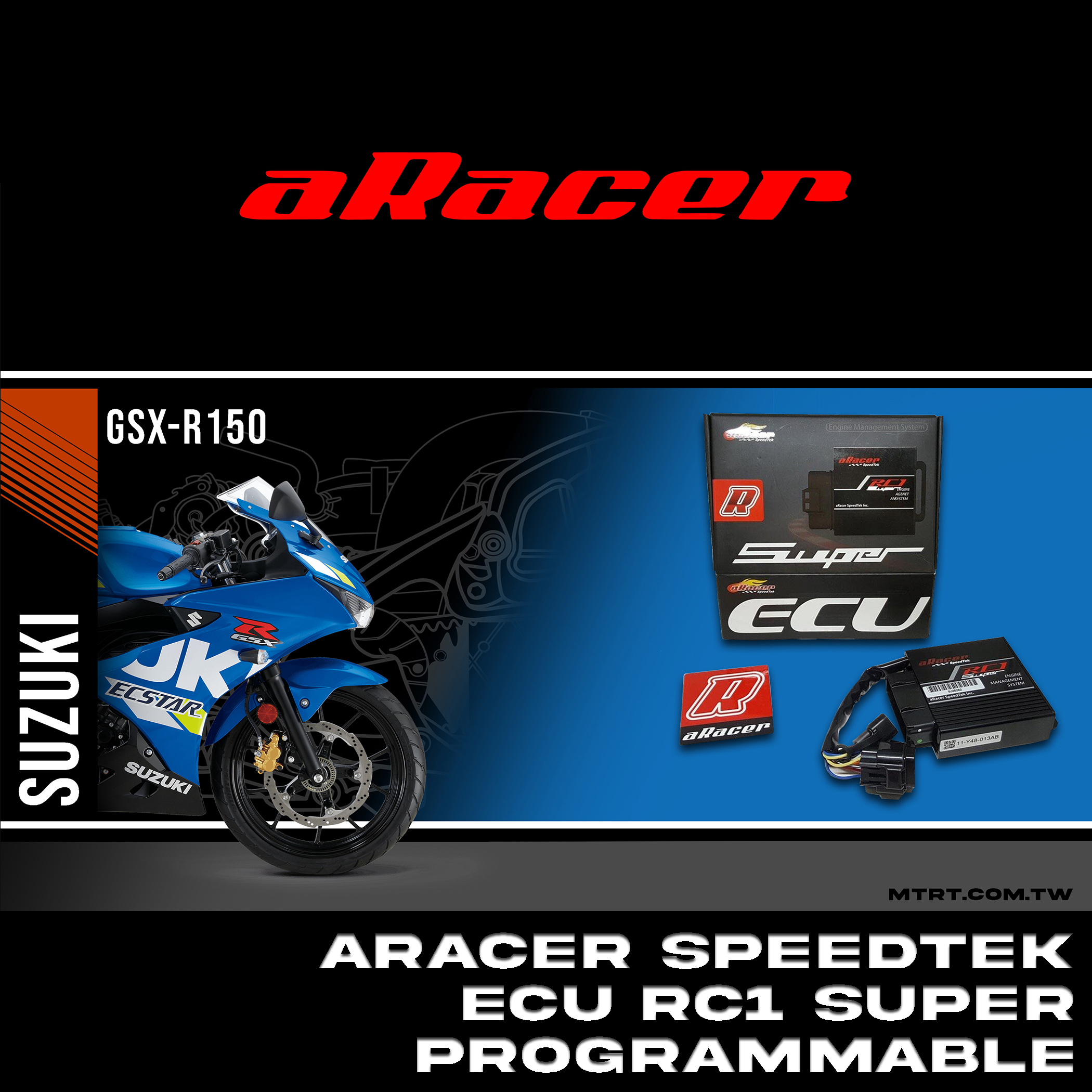 低価格 aRacer エーレーサー RC1 Super Complete ECU Double injector Positive pressure 