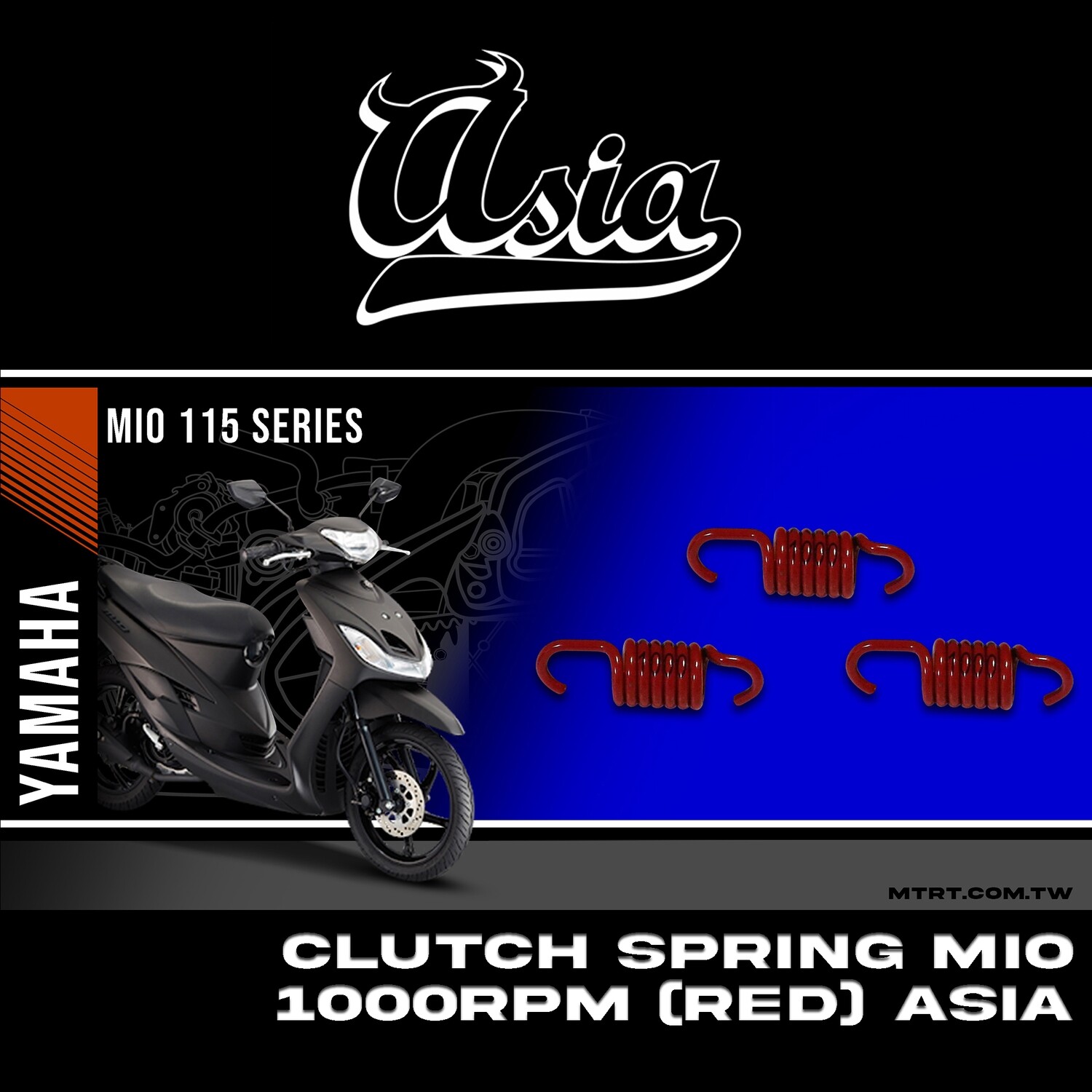 CLUTCH Spring MIO 1000RPM (Red) ASIA 4th 14-C