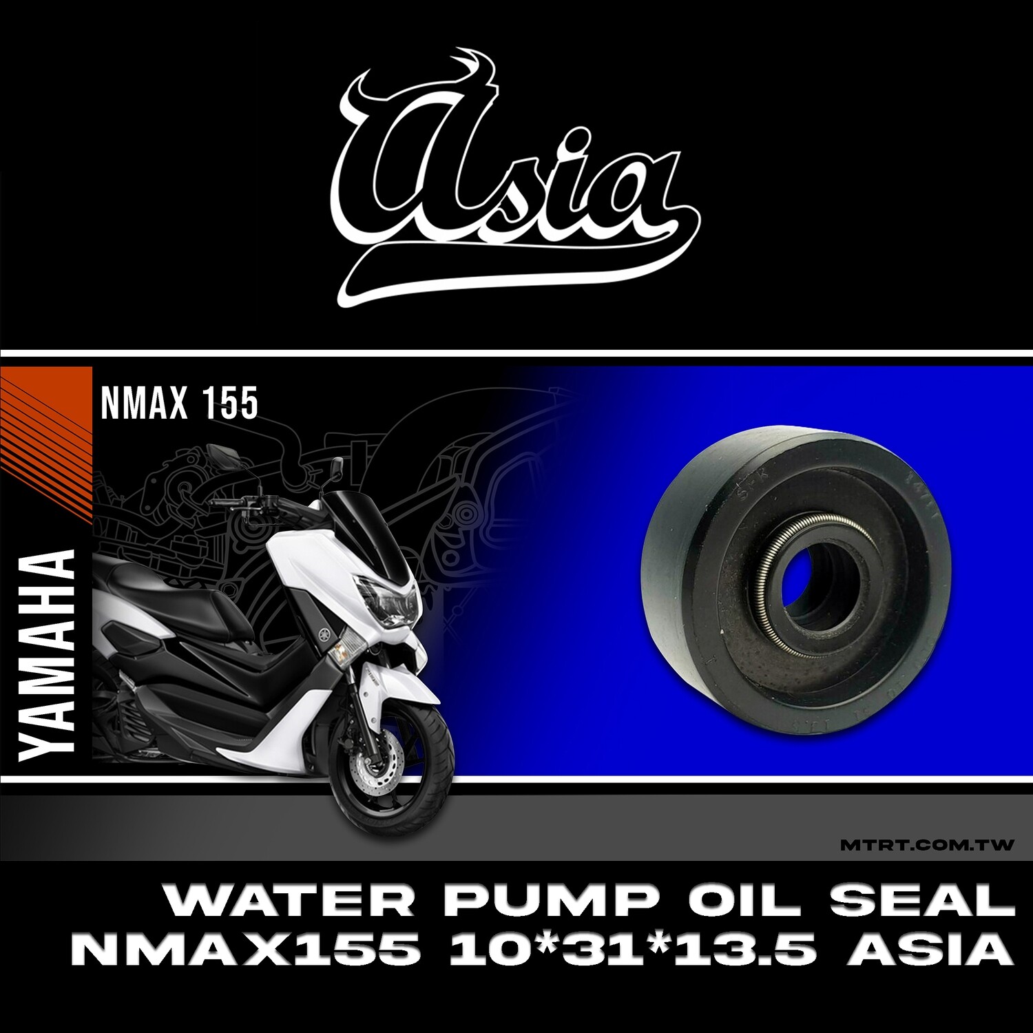 WATER  PUMP OIL SEAL 10X31X13.5 NMAX