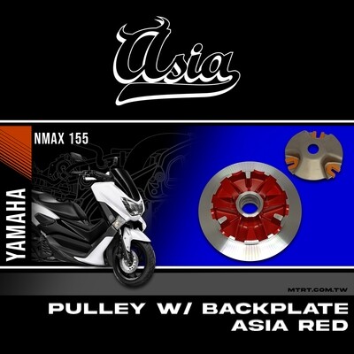 PULLEY W BACK PLATE NMAX 155 ASIA RED