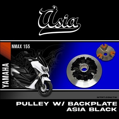 PULLEY with BACK PLATE NMAX "ASIA" BLACK