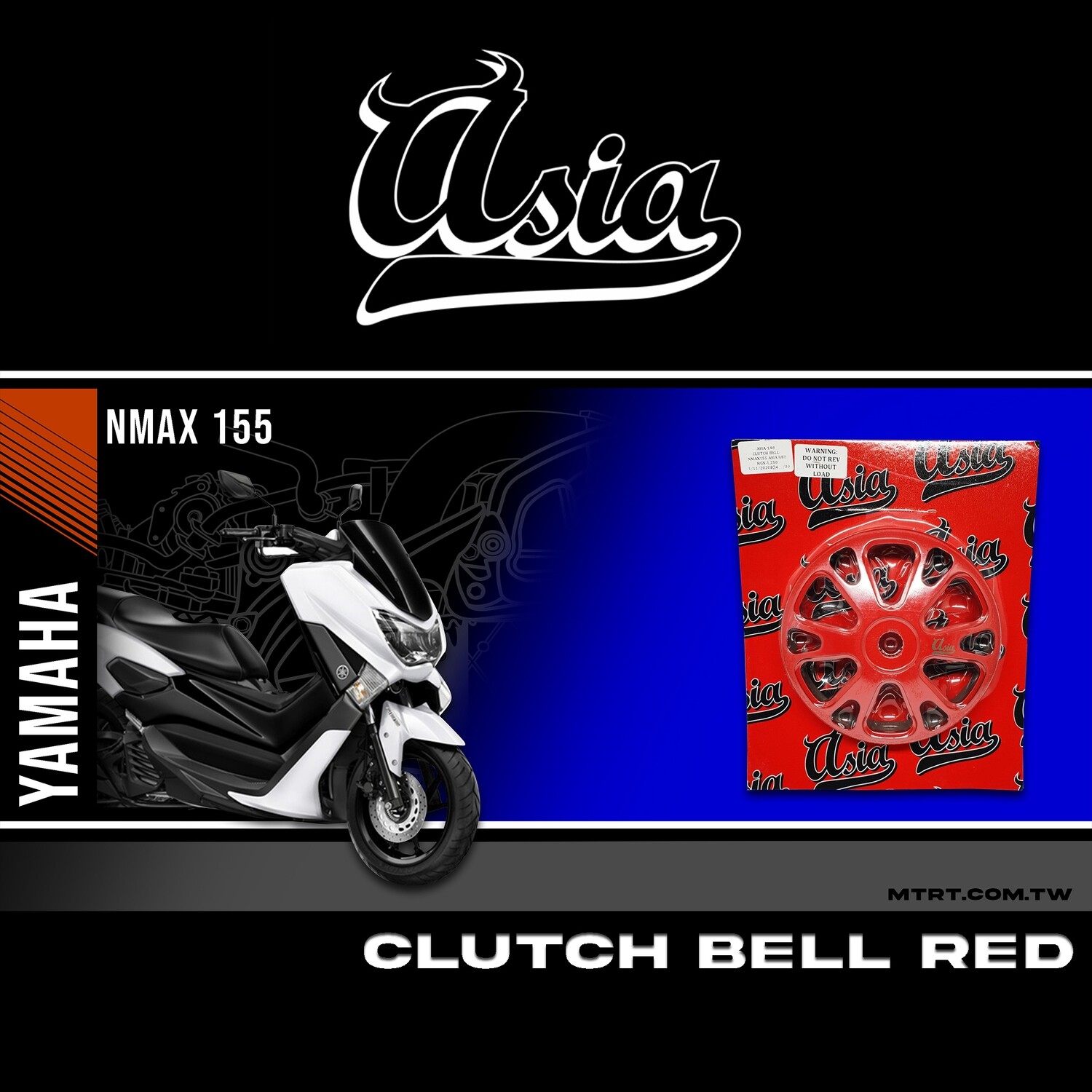 CLUTCH BELL NMAX155 ASIA RED