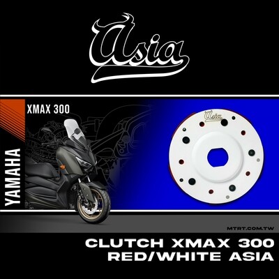 CLUTCH XMAX300 Red White ASIA