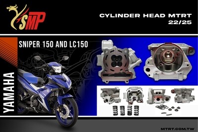 CYLINDER HEAD SNIPER150 19/22mm YSMP