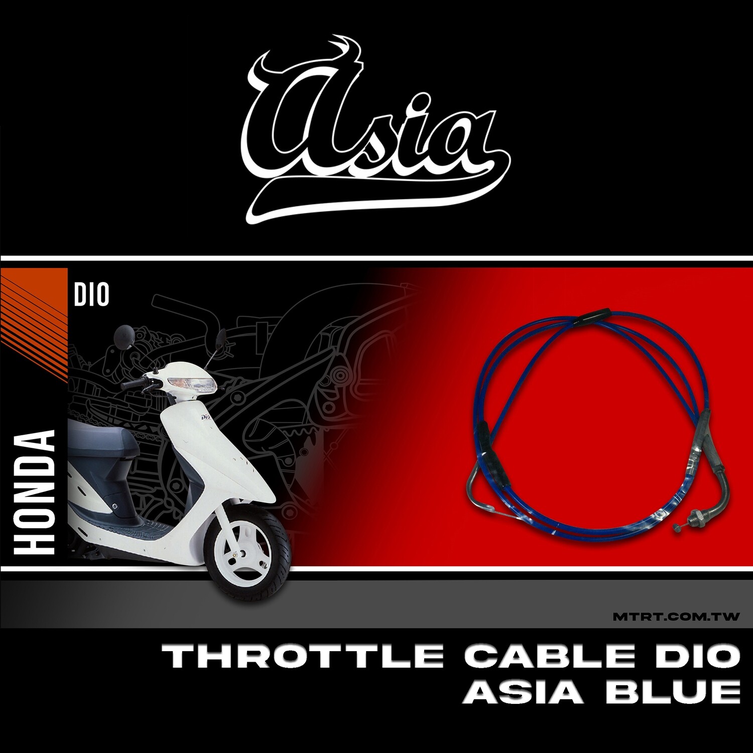 THROTTLE CABLE DIO ASIA
