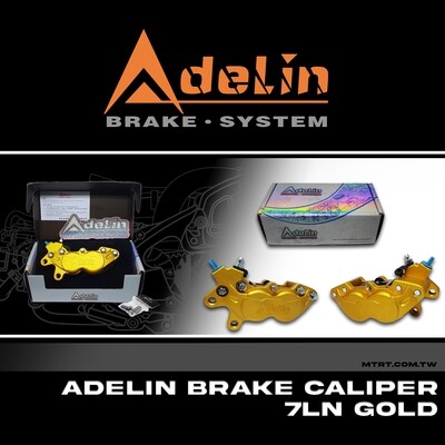 ADELIN BRAKE CALIPER 7LN GOLD