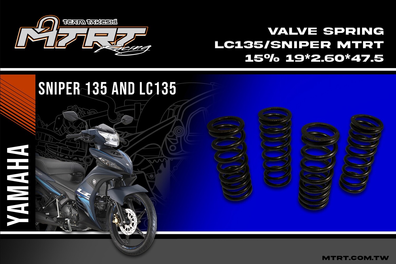 VALVE SPRING  LC135Sniper MTRT