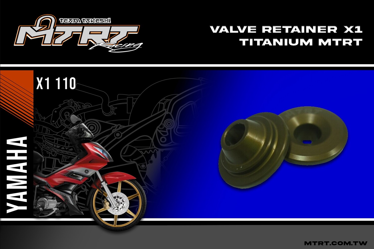 VALVE Retainer X1 Titanium MTRT