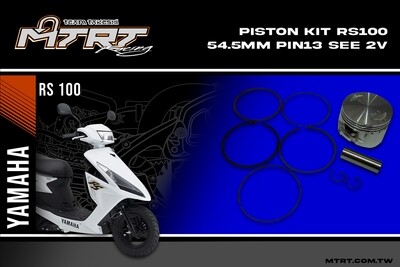 PISTON KIT  RS100  54.5mm PIN13 SEE 2V