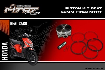 PISTON  KIT  BEAT 52MM pin13