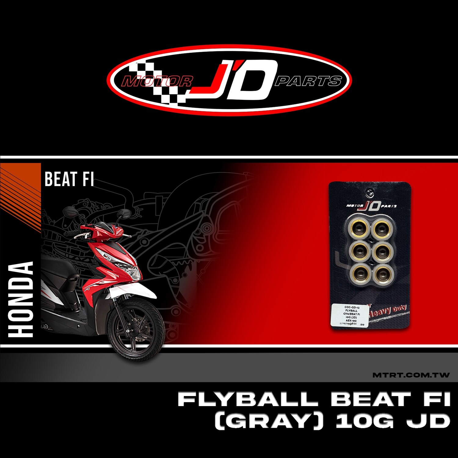 FLYBALL 10G GY6 &quot;JD&quot;
