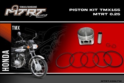 PISTON KIT TMX155 MTRT 0.25