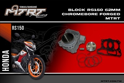 BLOCK RS150 RSONIC  62MM Chromebore Forged MTRT
