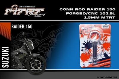 CONN ROD RAIDER150 FORGED CNC 103 9L 1.5MM MTRT