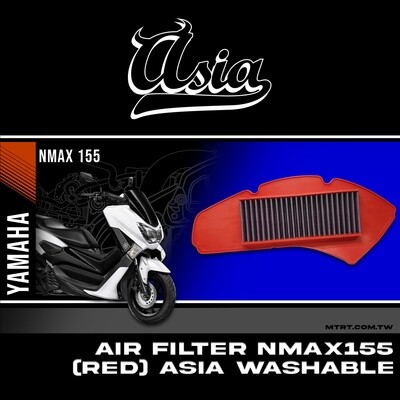 AIR FILTER NMAX155  (RED) ASIA WASHABLE