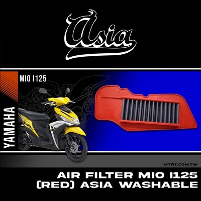 AIR FILTER MIOi125 M3  (RED) ASIA WASHABLE