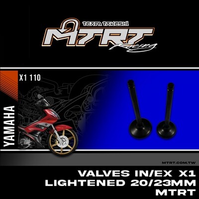 VALVES  IN/EX  X1 lightened 20/23mm  MTRT 4th 33-F