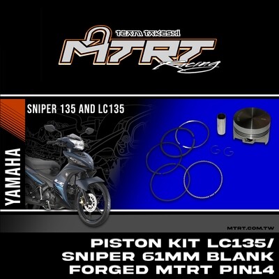 PISTON  KIT  LC135/SNIPER 61MM Blank Forged MTRT pin14