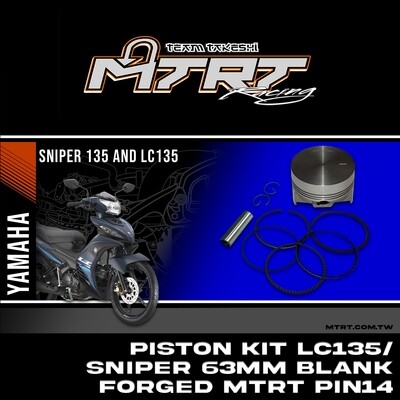 PISTON  KIT  LC135/SNIPER 63MM Blank Forged MTRT pin14