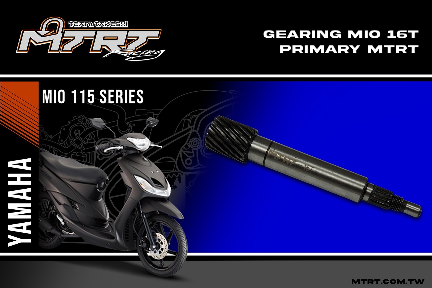 GEARING  MIO  16T  Primary MTRT