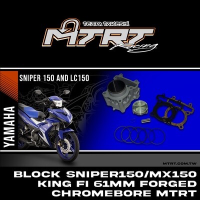 61MM BLOCK SNIPER150 MX150 King Fi 61mm FORGED Chromebore  MTRT
