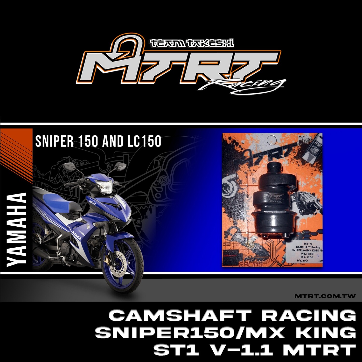 CAMSHAFT Racing SNIPER150MX KING ST1 MTRT