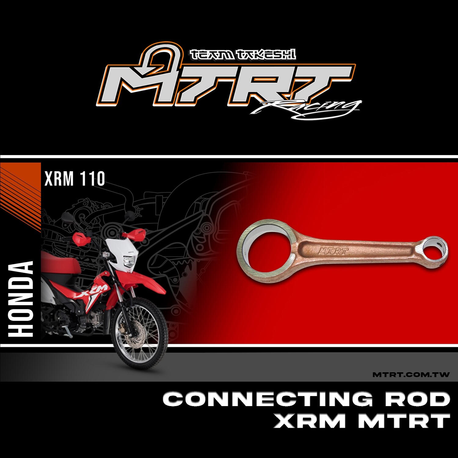 CONN ROD  XRMWAVE125 MTRT