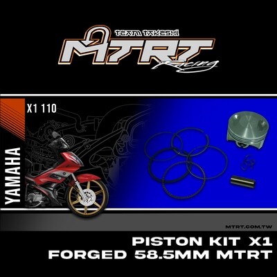 PISTON  KIT  X1 FORGED  58.5MM MTRT