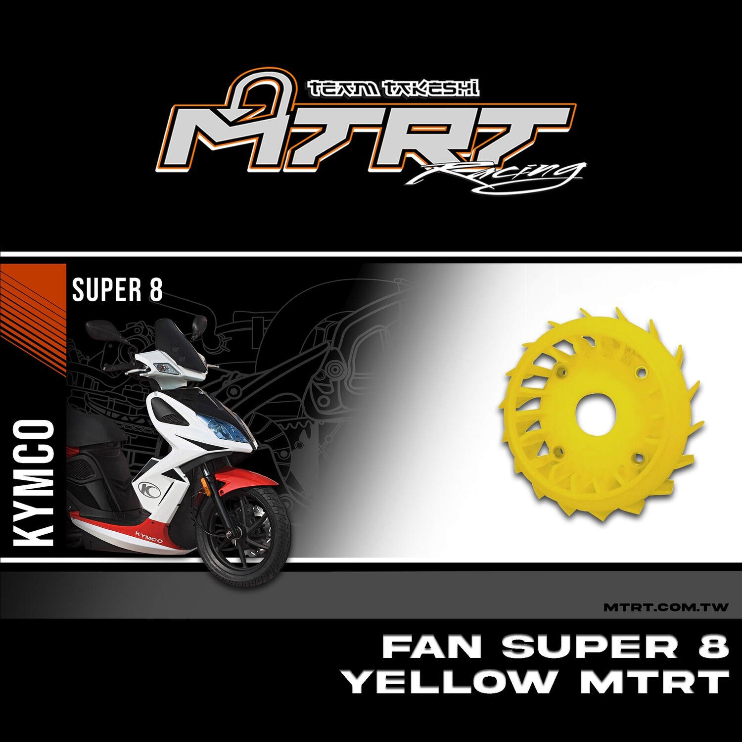FAN  Super8gy6  Yellow  MTRT