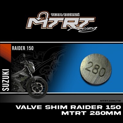 VALVE SHIM RAIDER150CBR MTRT 280mm